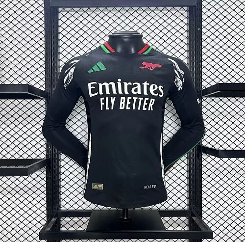 Arsenal 2024-25 Away Long Sleeves Jersey Player Version S-XXL