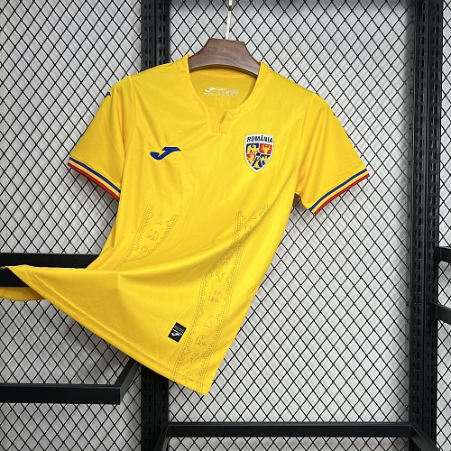Romania 2024-25 Euro Home Jersey