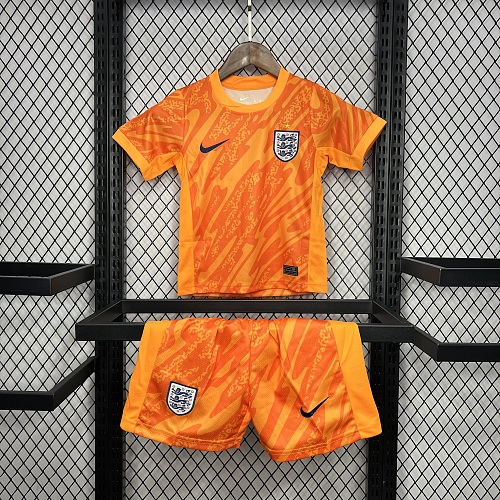England 2024-25 Euro Goalkeeper uniform Kids Kit