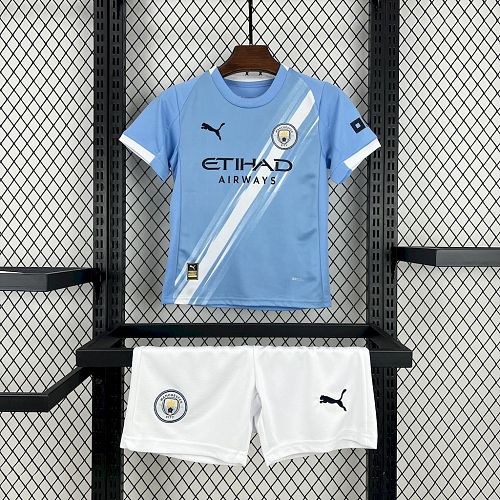 Manchester City Home 2025/26 Kids Kit