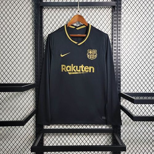 Barcelona 20-21 Away Long Sleeves Retro Jersey S-XXL