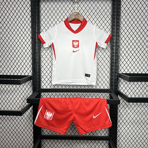 Poland 2024-25 Euro Home Kids Kit