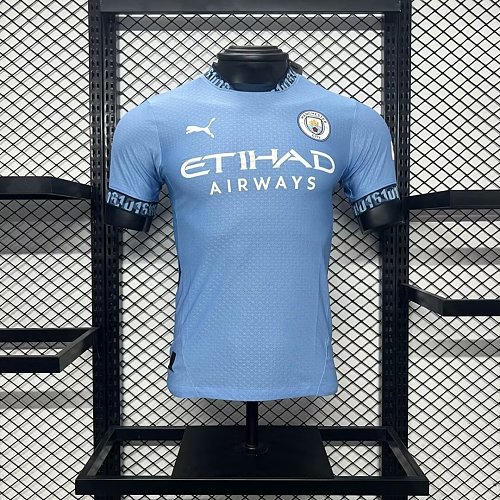 Manchester City 2024-25 Home Jersey Player Version