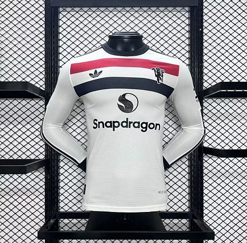 Manchester United 2024-25 Third Away Long Sleeves Jersey Player Versio