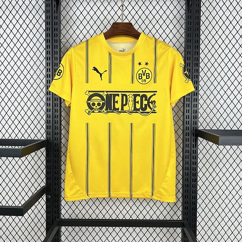 Borussia Dortmund 2025-26 ONE PIECE Collaboration Edition Football Jersey