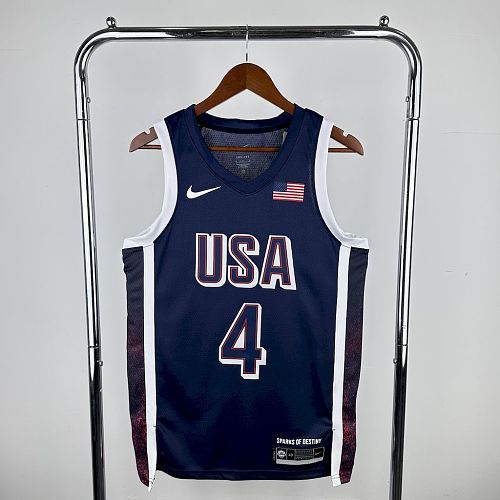 Olimpic USA 2024 CURRY4 Away Jersey