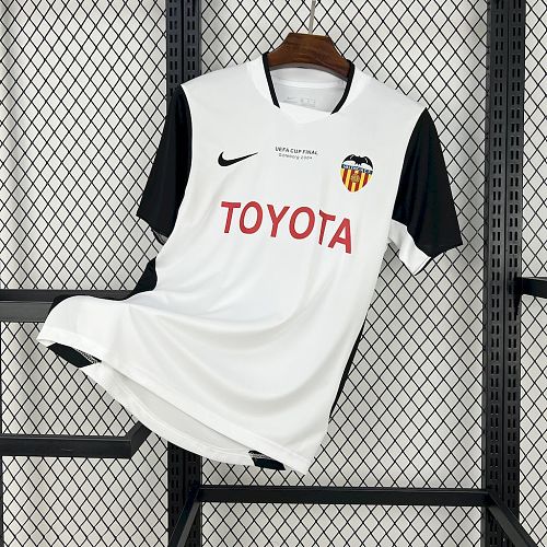 Valencia CF 2003-04 UEFA Cup Final Home Retro Jersey
