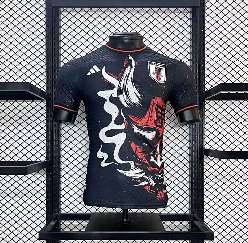 Japan 2024-25 Red Dragon Black Warrior Jersey Player Version S-XXL