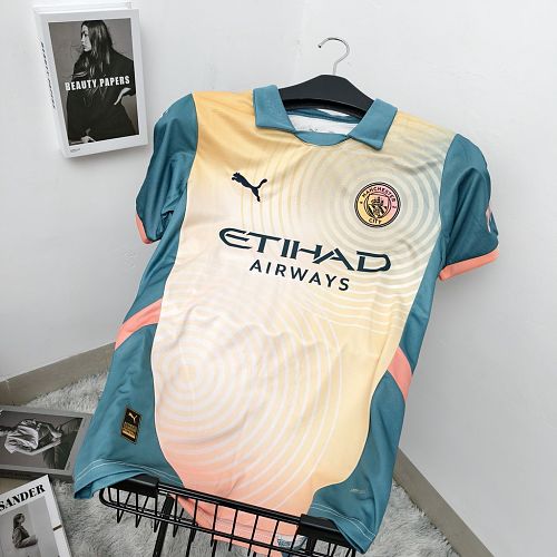 Manchester City Fourth 2024/25 Soccer jerseys