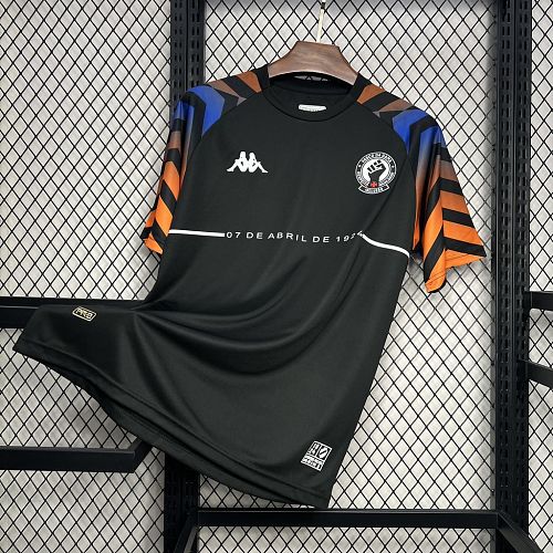 Vasco Da Gama 2024-25 Kappa Warm-up Black Jersey S-XXL