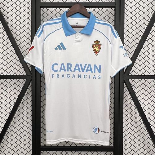 Real Zaragoza 2025-26 Home Football Jersey S-4XL