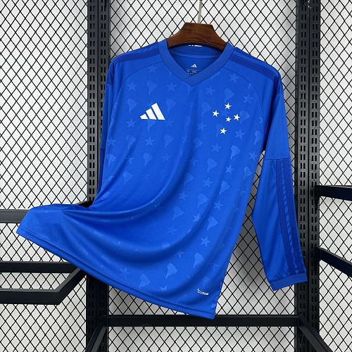 Cruzeiro 26-27 Home Long Sleeve Football Jersey S-4XL