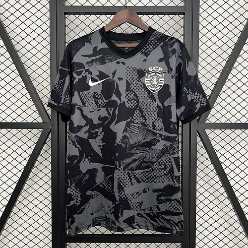 Sporting CP 2025-26 Training Black Jersey S-4XL