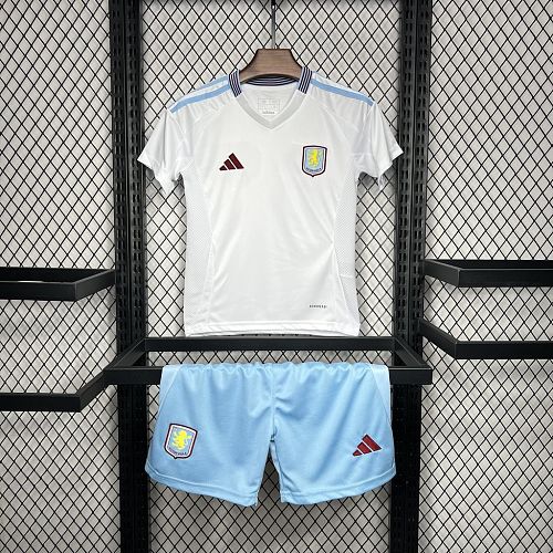 Aston Villa 2024-25 Away Kids Kit