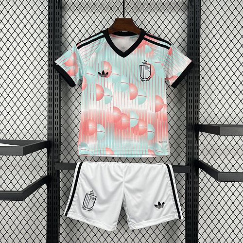 Belgium 2026 World Cup Away Kids Kit Size：16-28
