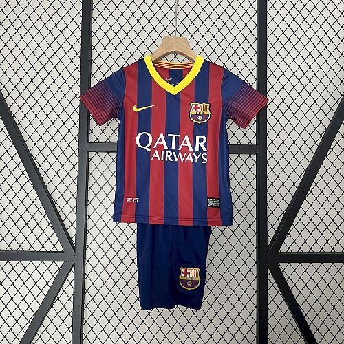 Barcelona 13-14 Home Retro Kids Kit Size：16-28