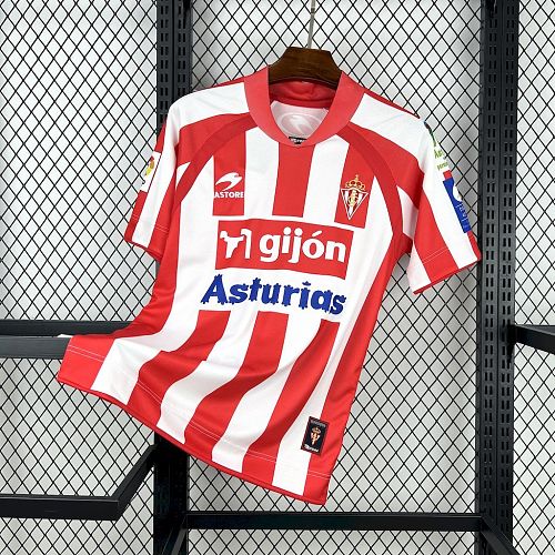 Sporting de Gijon 2008-09 Home Retro Jersey