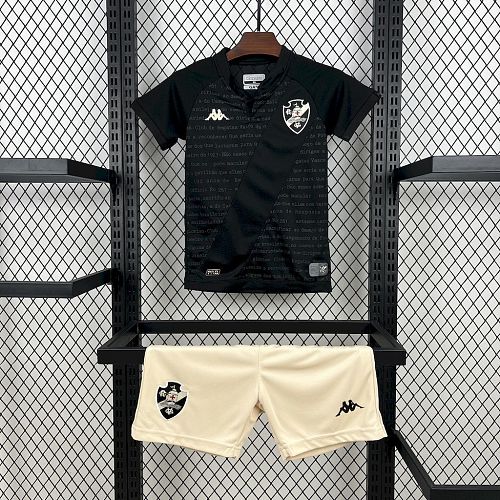 Vasco da Gama 2024-25 Black Kids Kit