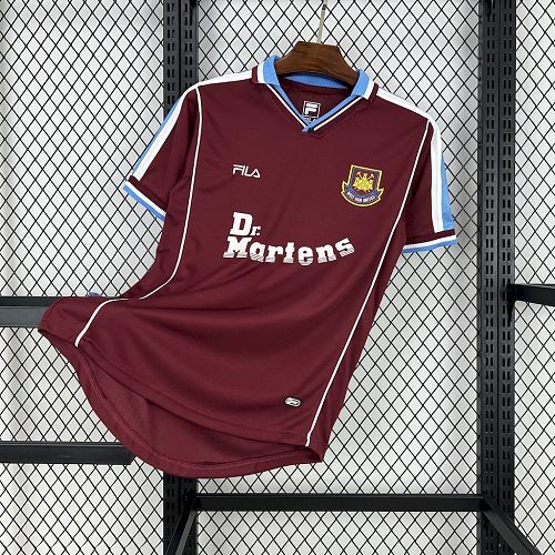 West Ham United 99-01 Home Retro Jersey S-XXL
