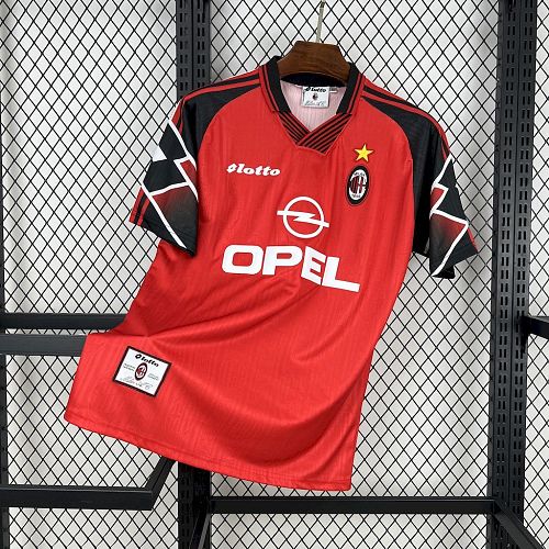 AC Milan 1998-99 Away Red Retro Jersey