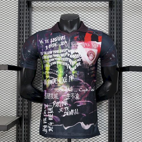 Manchester City 2025-26 Black color special edition Jersey Player Version