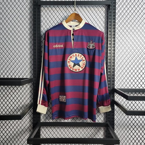 Newcastle United 95-96 Away Long Sleeves Retro Jersey S-XXL