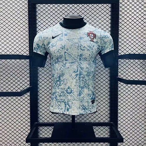 Portugal 2024-25 Euro Away Jersey Player Version