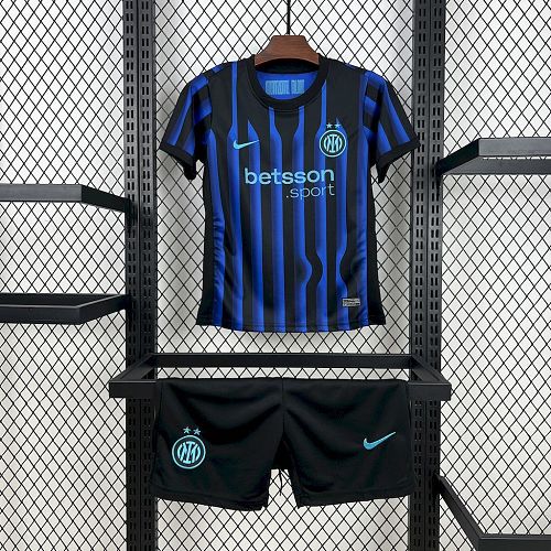 Inter Milan 2025-26 Home Kids Kit