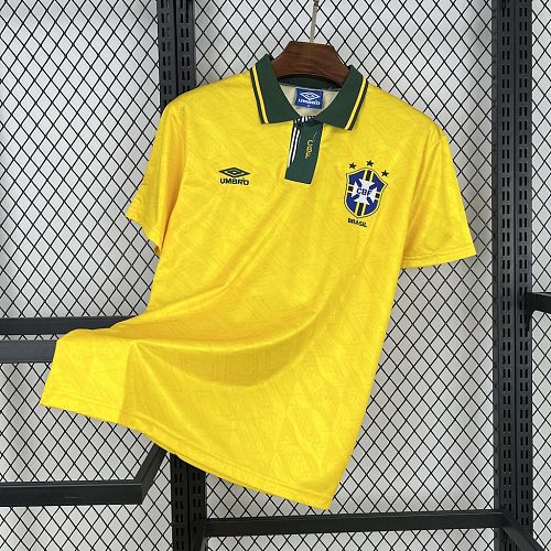 Brazil 1991-93 Home Retro Jersey