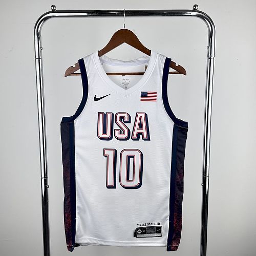 Olimpic USA 2024 TATUM10 Home Jersey