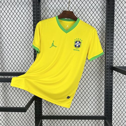 Brazil 2025-26 Jordan Yellow Special Edition Football Jersey