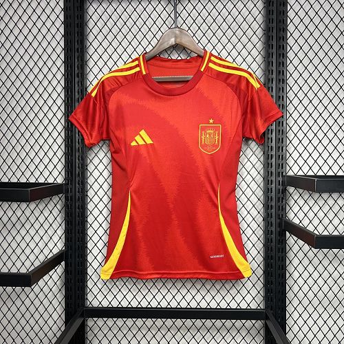 Spain 2024-25 Euro Home Womens Jersey