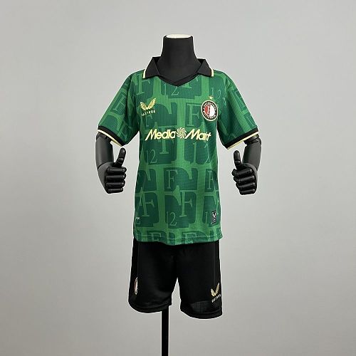 Feyenoord 25-26 Green Kids Kit Size 16-28