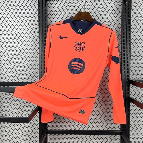 Barcelona 25-26 Third Long Sleeve Football Jersey S-4XL