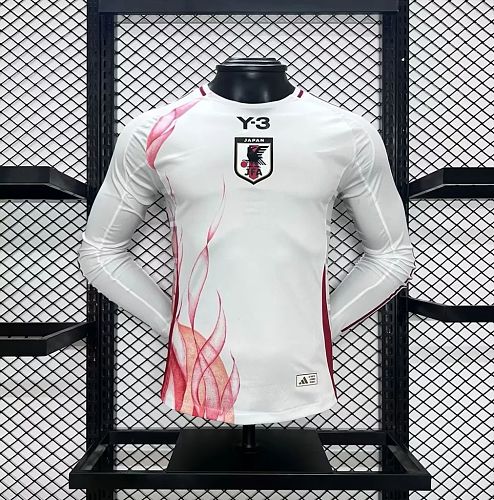 Japan 2024-25 Away Long Sleeves Jersey Player Version