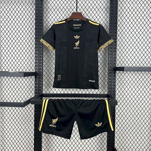 Mexico 2025 Gold- Black Kids Kit
