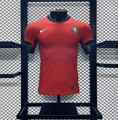 Portugal 2024-25 Euro Home Jersey Player Version