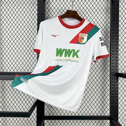 FC Augsburg 2025-26 Home Football Jersey