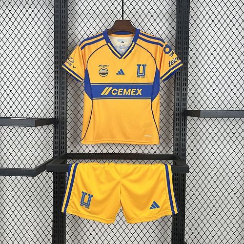 Tigres UANL 2025-26 Home Kids Kit