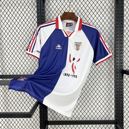 Athletic Bilbao 1997-98 Away Sponsors Retro Jersey