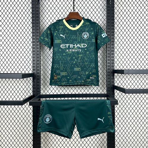 Manchester City 25-26 Fourth Kids Kit Size：16-28