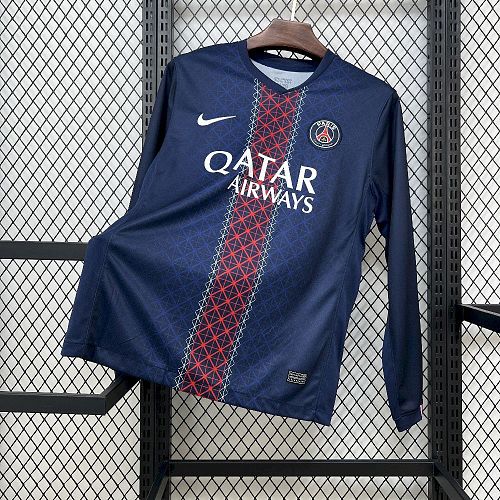 PSG 25-26 Home Long Sleeve Football Jersey S-4XL