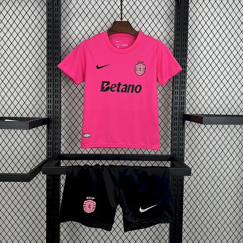 Sporting CP 2024-25 Pink October Kids Kit