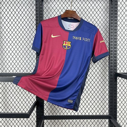 Barcelona 2024-25 Home Travis Scott Special Football jersey