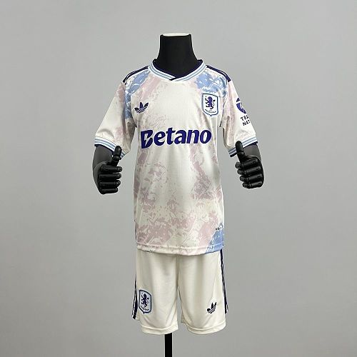 Aston Villa 25-26 third away Kids Kit Size 16-28