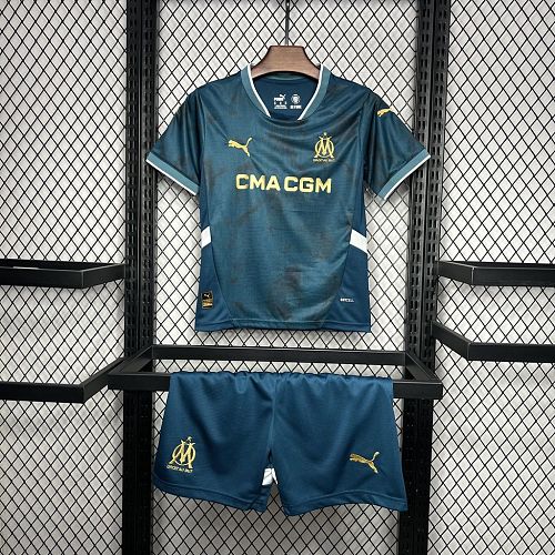 Olympique Marseille 2024-25 Away Kids Kit