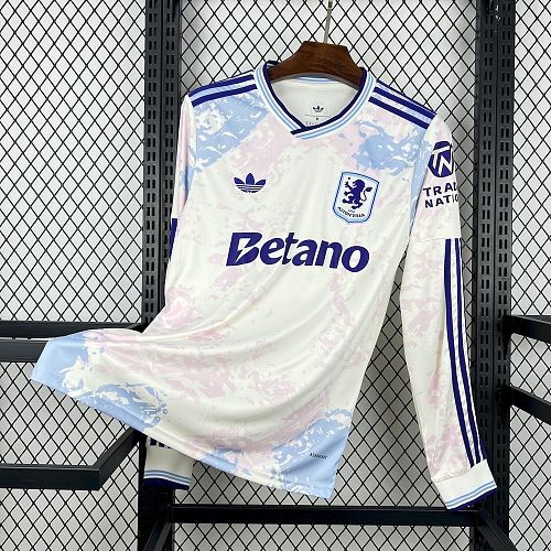 Aston Villa 25-26 Third Long Sleeve Football Jersey S-4XL