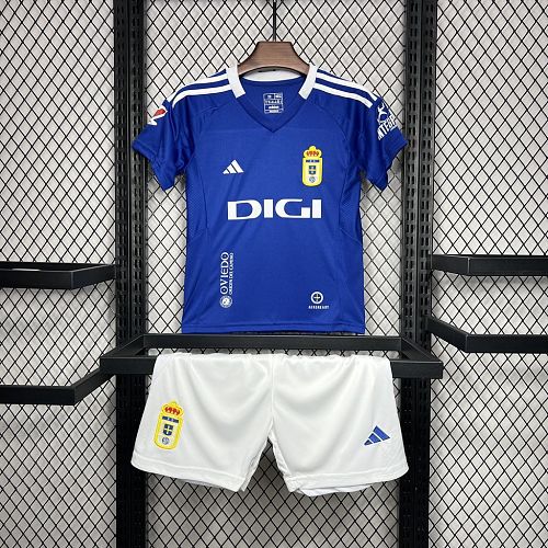 Real Oviedo 2024-25 Home Kids Kit