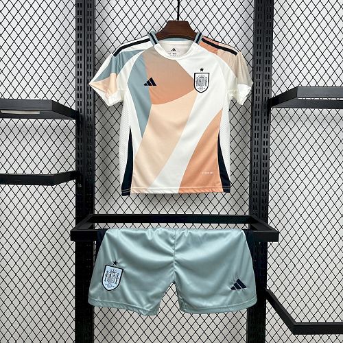 Spain 2025-26 Away Kids Kit