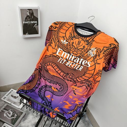 Real Madrid 2024/25 Special Edition orange Soccer jerseys